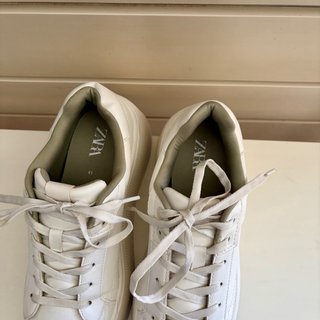 Zapatillas Zara Plataforma Blancas