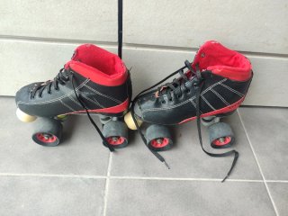 Patines Hockey Reno Negro/Rojo