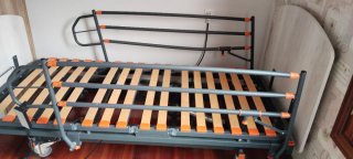 Cama ortopedica  eléctrica con carro elevador