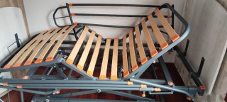 Cama ortopedica  eléctrica con carro elevador