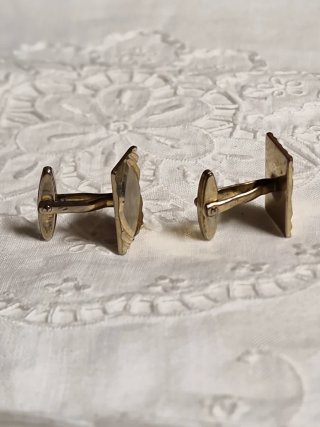 Gemelli Uomo Metallo Dorato Cm. 2x1,5