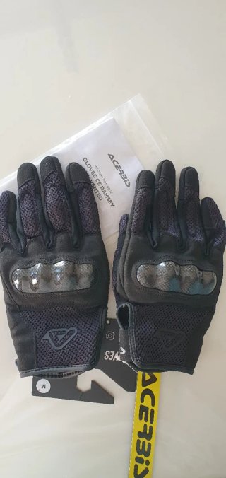 Guantes Moto Verano Acerbis Negros Talla M