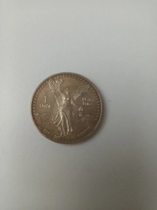 2 Monedas Libertad Plata Pura 1986 y 1992