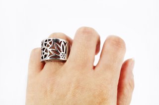 Anillo de plata  de 925. Ref:039-01-00984
