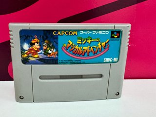 Videojuego Super Nintendo Mickey Mouse The Magical