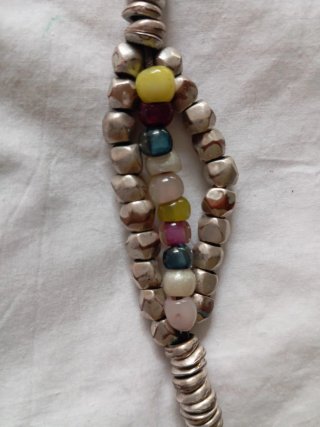 Pulsera Uno de 50 Multicolor y Plata