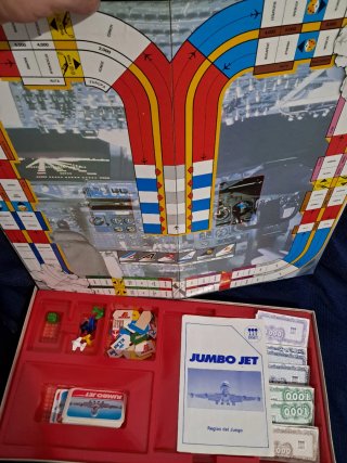 Juego de mesa Jumbo Jet vintage