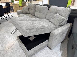 Sofá Cama Miren Gris con Arcón + L Reversible