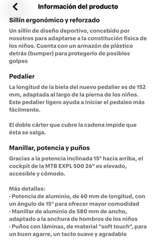 Bicicleta Rockrider expl500 26” (135-150cm)