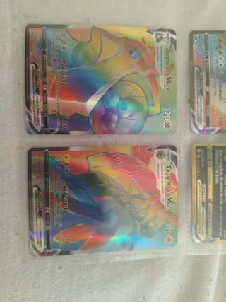 Lote Cartas Pokémon VMAX Rainbow Rare