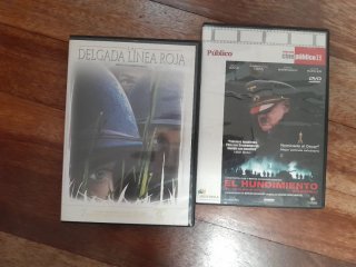 DVDs El Hundimiento y La Delgada Línea Roja