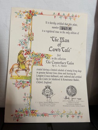 Plato Canterbury Tales - The Man of Law's Tale