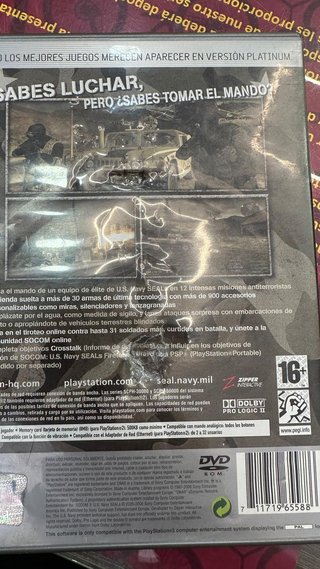 Videojuego PS2 Socom 3