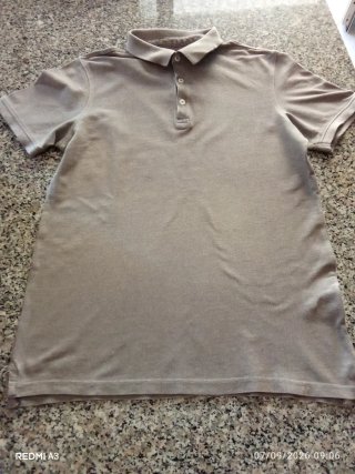 Polo uomo beige