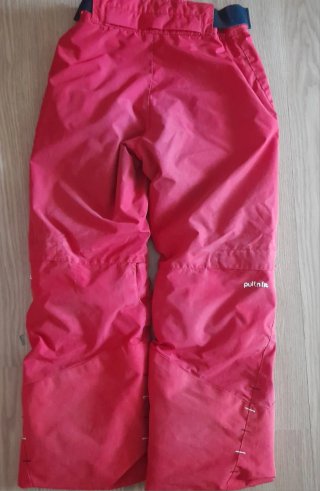 Pantalón de esquí/nieve infantil rojo