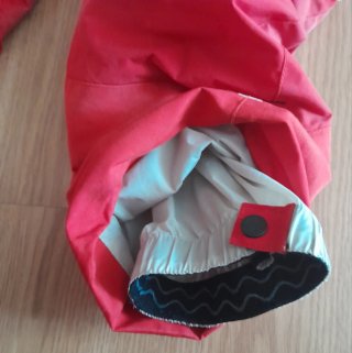 Pantalón de esquí/nieve infantil rojo