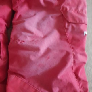 Pantalón de esquí/nieve infantil rojo