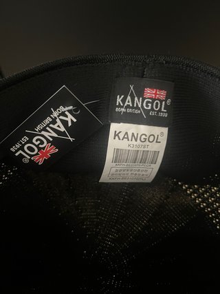 Berretto Kangol Nero Nuovo con Cartellino