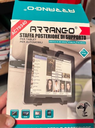Supporto Auto Tablet/iPad ARRANGO AC79340