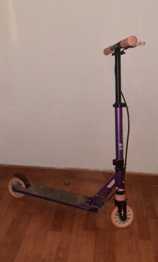 Patinete Oxelo MID5 morado-rosa