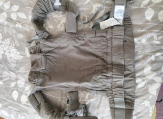 Mochila Portabebés Quokkababy E-Carrier Gris