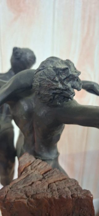 Escultura Manel Vidal, acabado en bronce