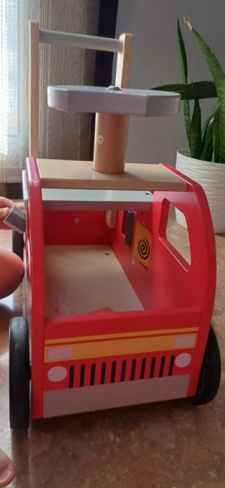 Un camión de bomberos