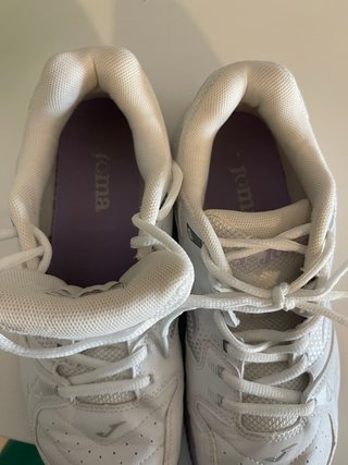 Zapatillas Joma pádel/tenis blancas y lila T41