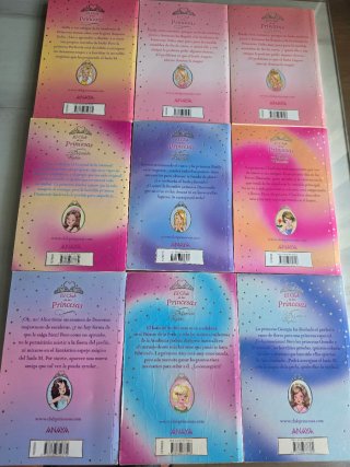 Lote 9 libros el club de las princesas