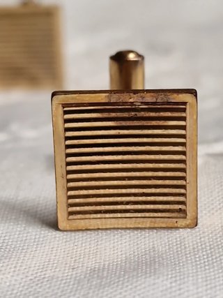 Gemelli Uomo Metallo Dorato Cm. 1,5x1,5