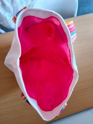Bolso lona piscina