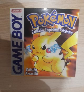 Pokémon Edición Amarillo con Caja Nintendo Gameboy