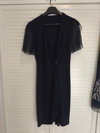 Abito Joseph Ribkoff Nero con Foulard