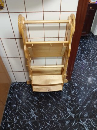 Escalera infantil madera cocina