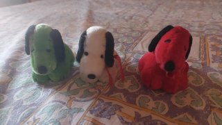 Peluche Snoopy 3 pezzi