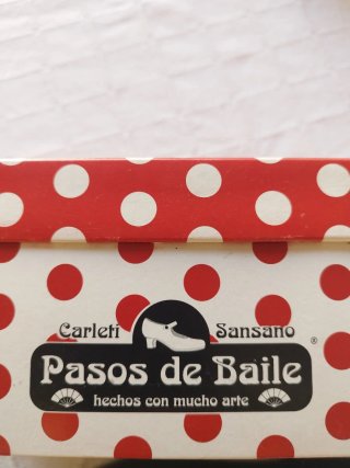 Zapatos Flamenca Pasos de Baile Negros