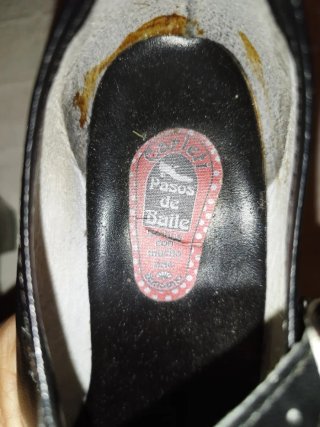 Zapatos Flamenca Pasos de Baile Negros