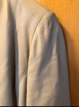 Chaqueta Amaia Arzuaga Piel Beige