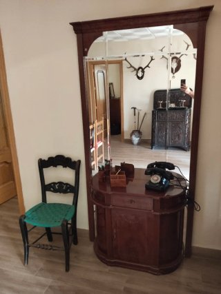 Mueble recibidor madera