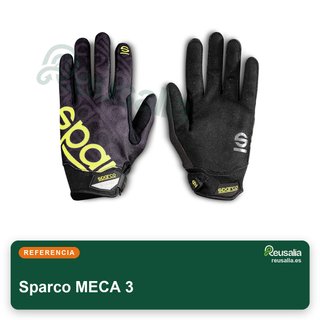 Sparco MECA 3 guantes mecánico talla 12 azul