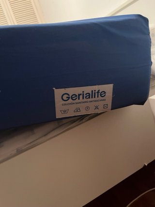 Cama hospitalaria con colchón