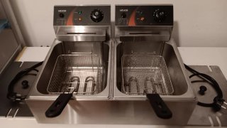 Freidora Industrial Doble 6+6L
