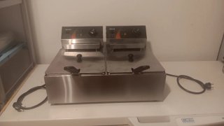 Freidora Industrial Doble 6+6L