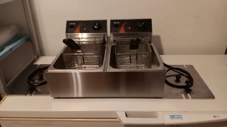 Freidora Industrial Doble 6+6L