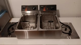 Freidora Industrial Doble 6+6L
