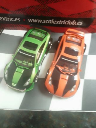 Lote 2 coches tuning Scalextric no ofertas