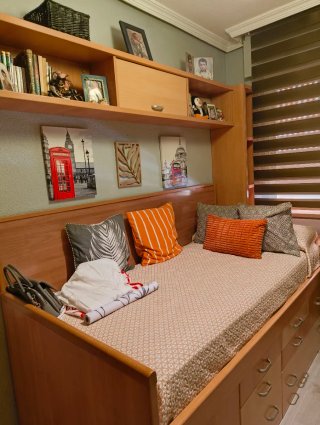 Dormitorio completo madera