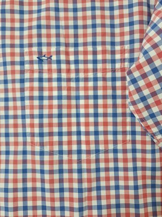 Paul & Shark / Camisa de cuadros 100% algodón XL