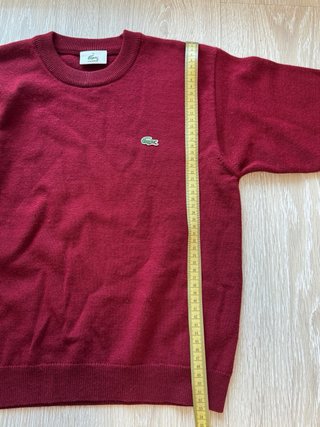 Jersey Lacoste Rojo Talla 12 Años