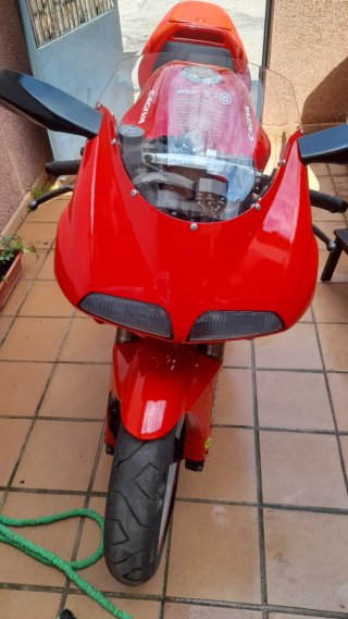 Cagiva mito 125cc Evo Roja